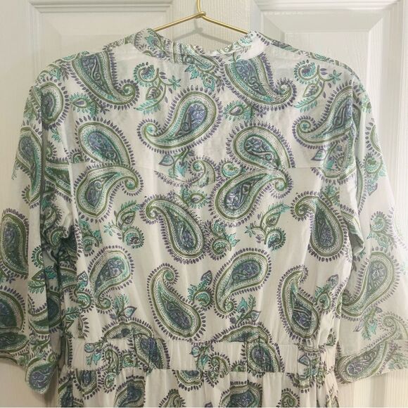 BEAU & RO Paisley Wrap with 3/4 sleeves. - Picture 8 of 16
